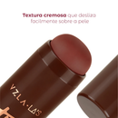 Blush Stick Red Mocha Cremoso Bastão Efeito Tint Longa Duração Vizzela + La's