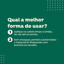Recarga de Queratina Meu Liso Restauração Intensa 80g